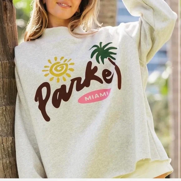 Parke Miami Women's Gray Sweater - Picture 2 of 3